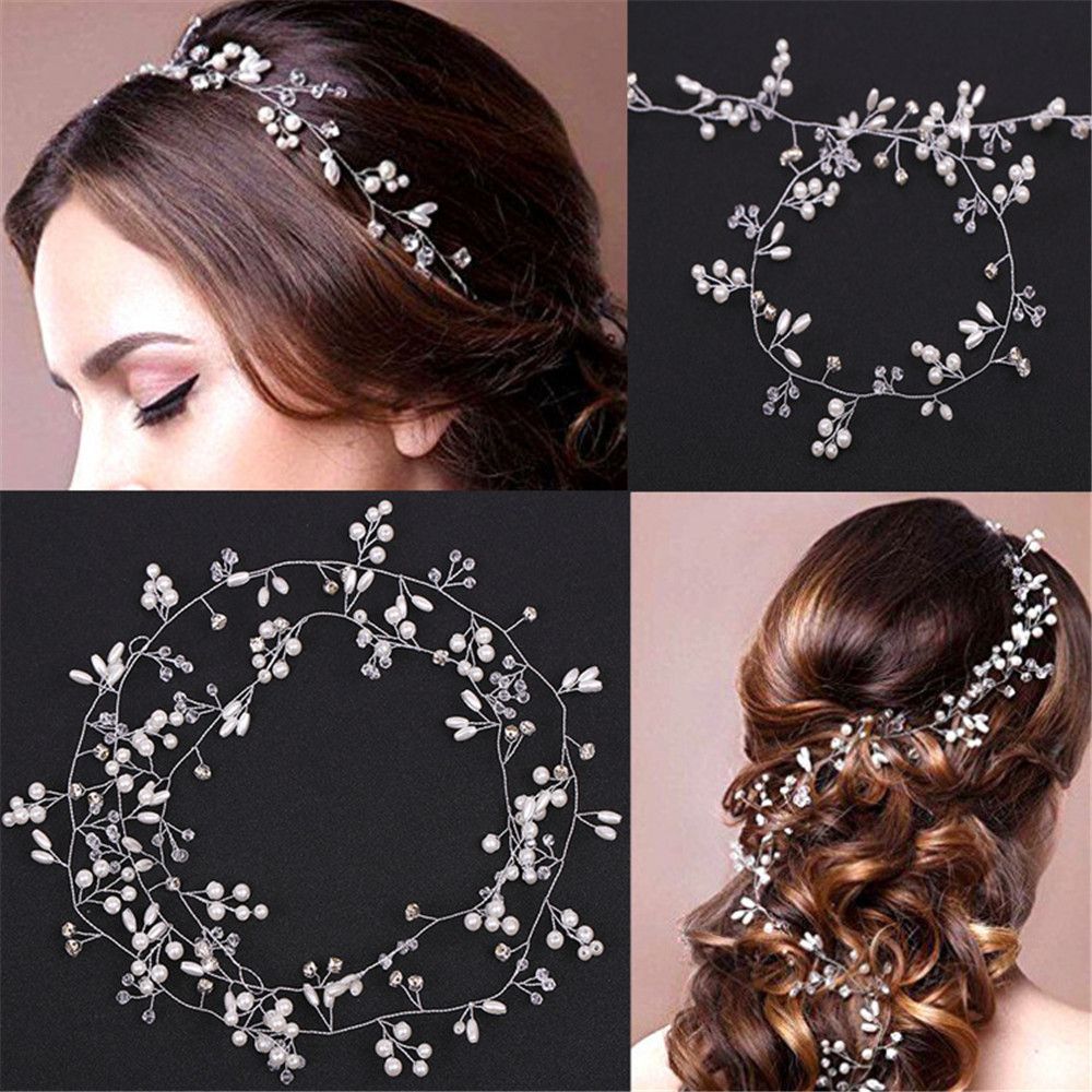 Wedding Supply Store - Party Hair Jewelry Long Chain Headpiece