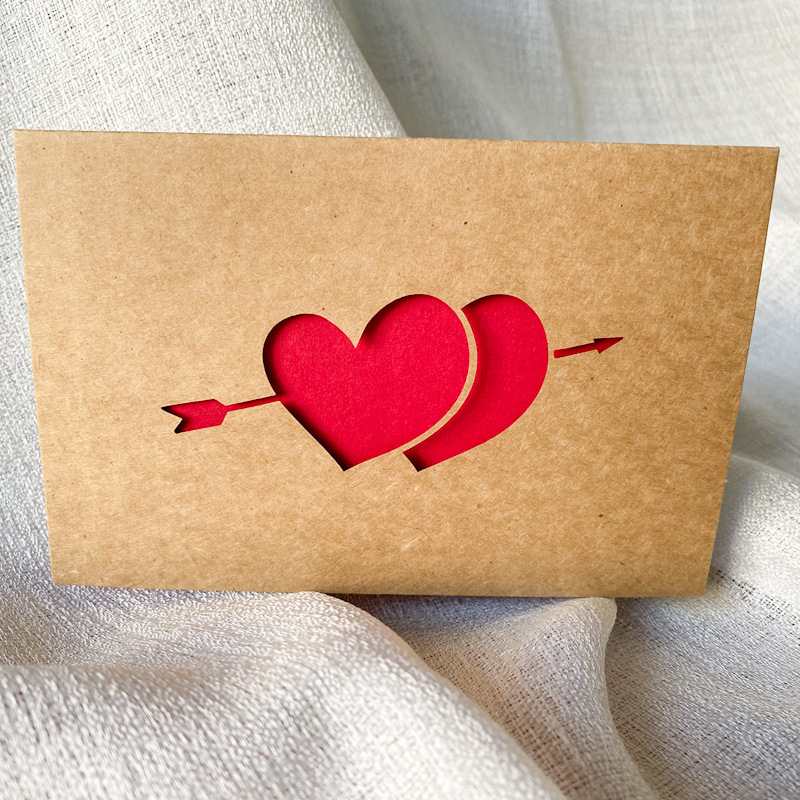 Love Gift Cards Red Kraft Pape - огляд і ціна Wedding Supply Business