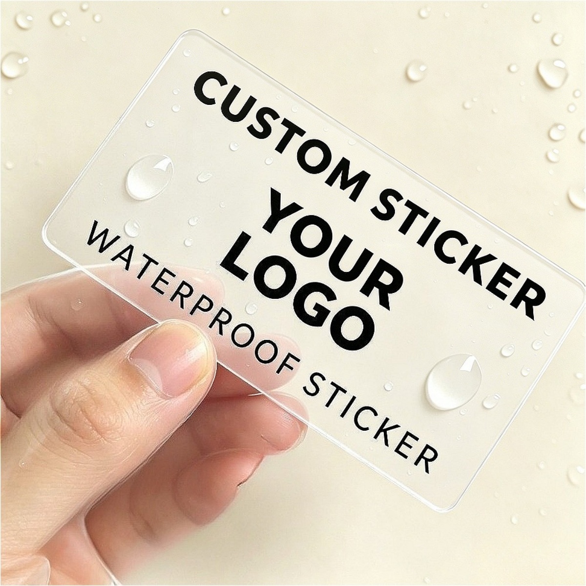 1 Custom Rectangular Text Stic - огляд і ціна Wedding Packaging