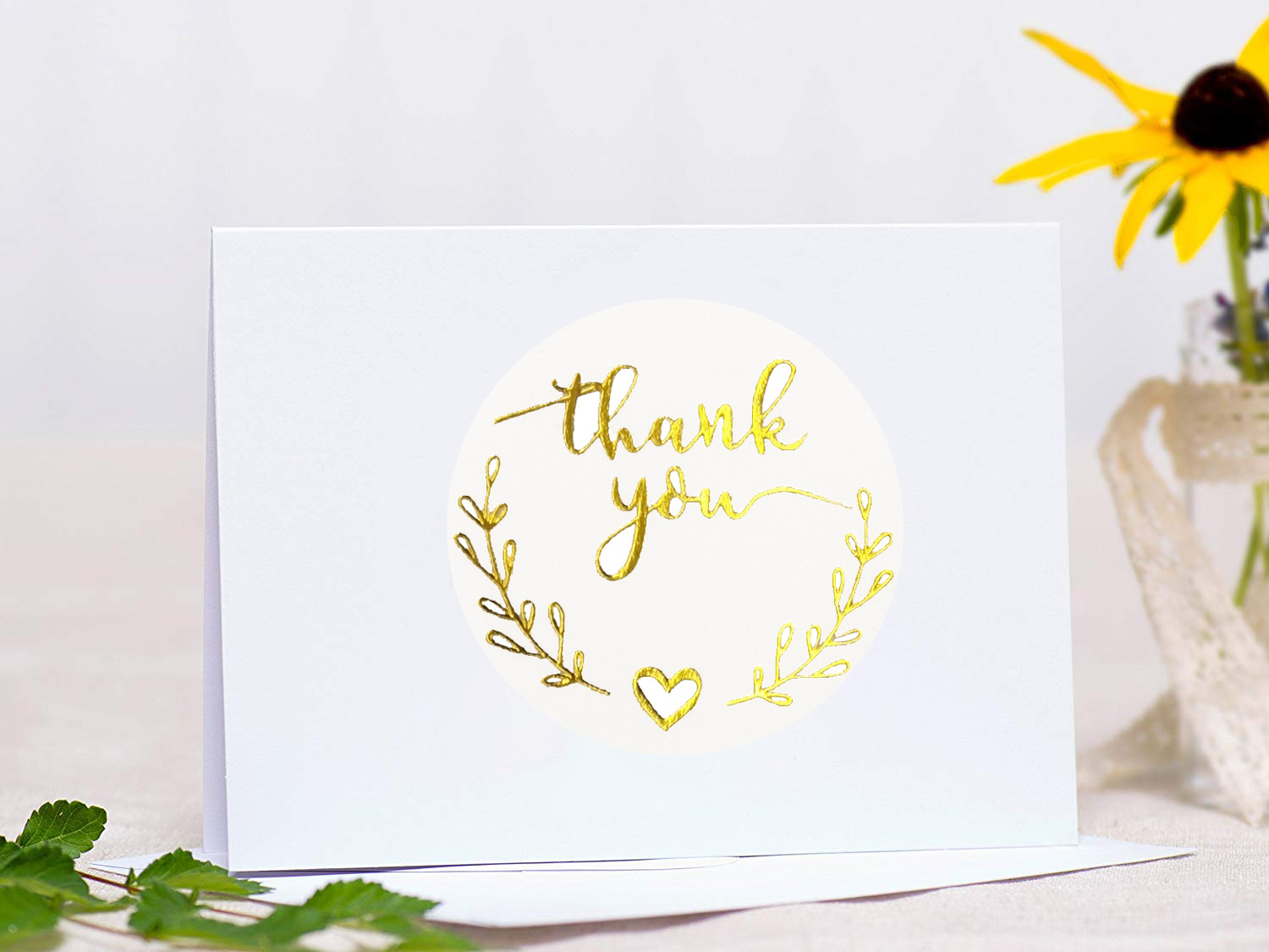 100-500pcs Gold Thank You Stic - огляд і ціна Wedding Supply Business