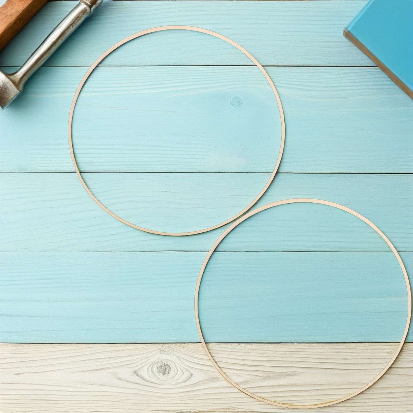 10Pcs Bamboo Floral Hoops Rust - огляд і ціна Wedding Supply Decor