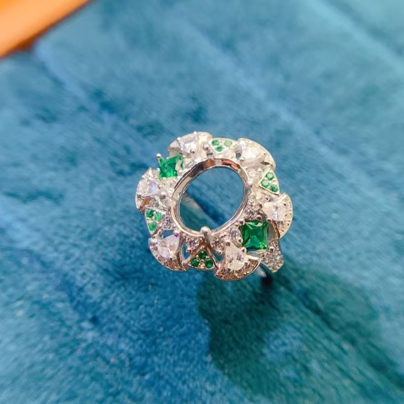 8mm*10mm 925 Silver Semi Mount - огляд і ціна Supplier Wedding