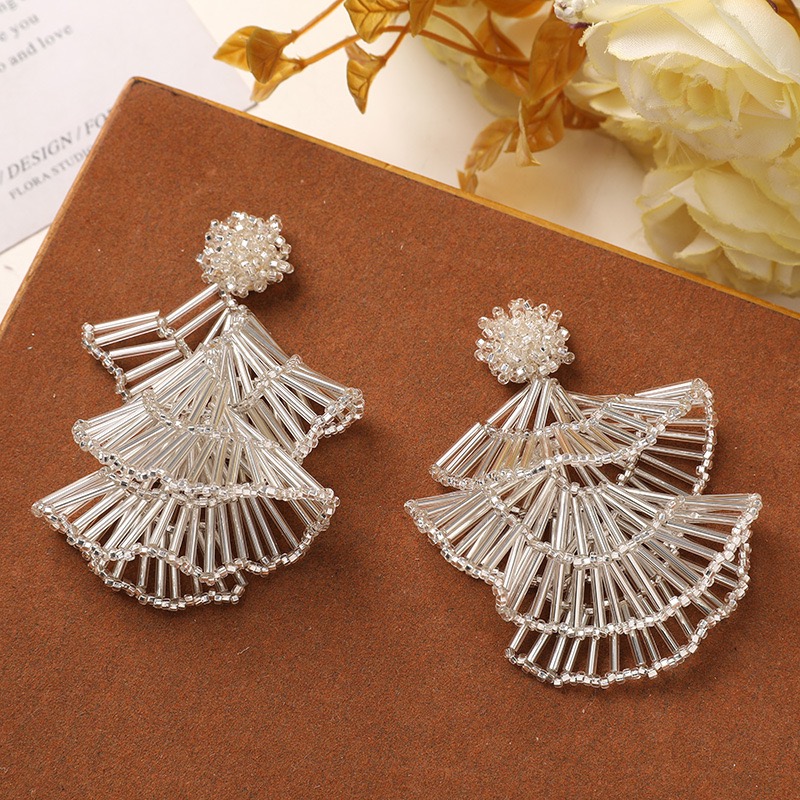 Black Glass Beads Beaded Fan D - огляд і ціна Supplier Wedding