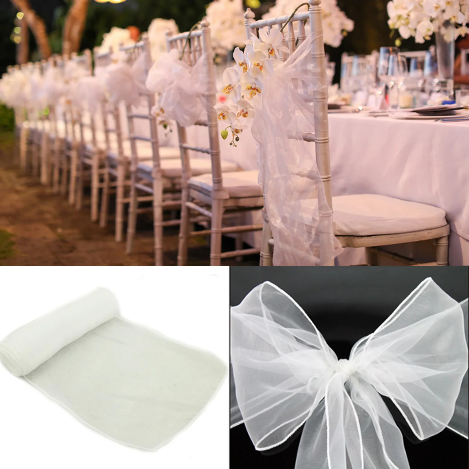 Wholesale 10/50 Pack Organza B - огляд і ціна Wedding Supply Wholesale