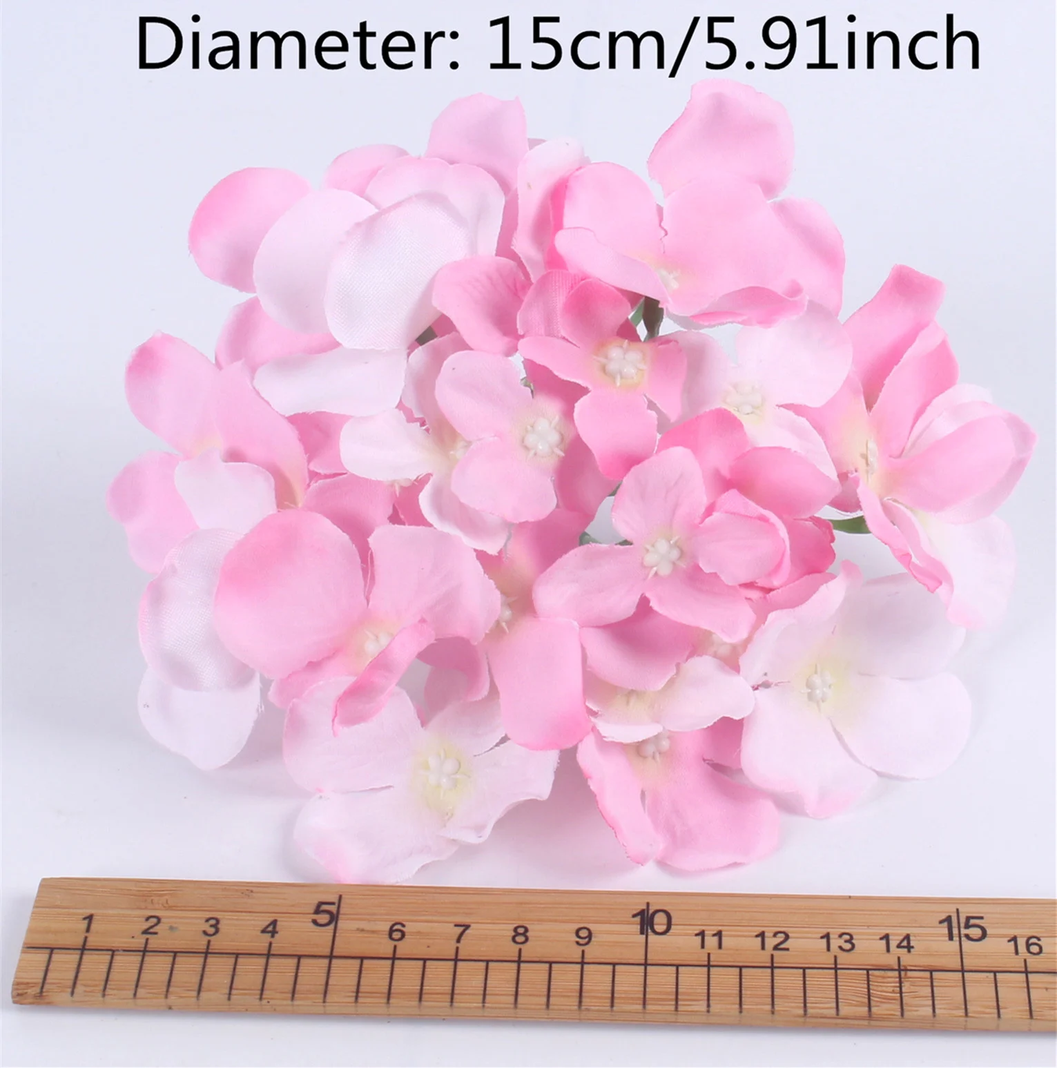 10PCS/Lot Colorful Hydrangea F - огляд і ціна Wedding Arch Flower