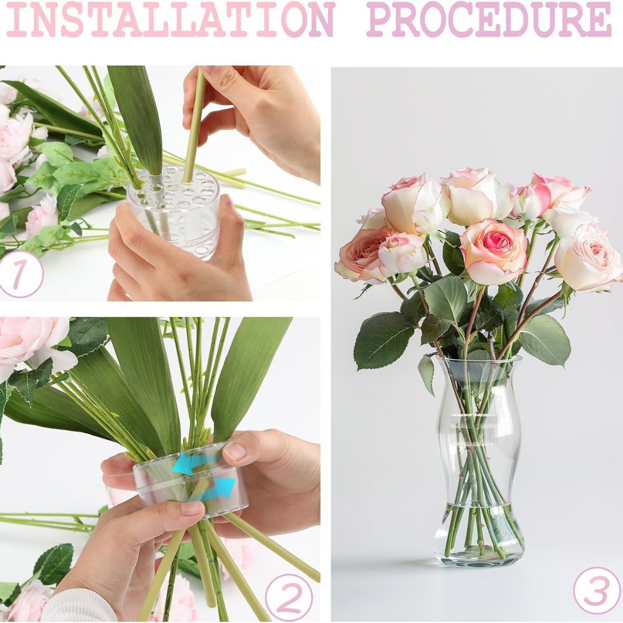 Spiral Ikebana Stem Holder for - огляд і ціна Flower Girl Basket
