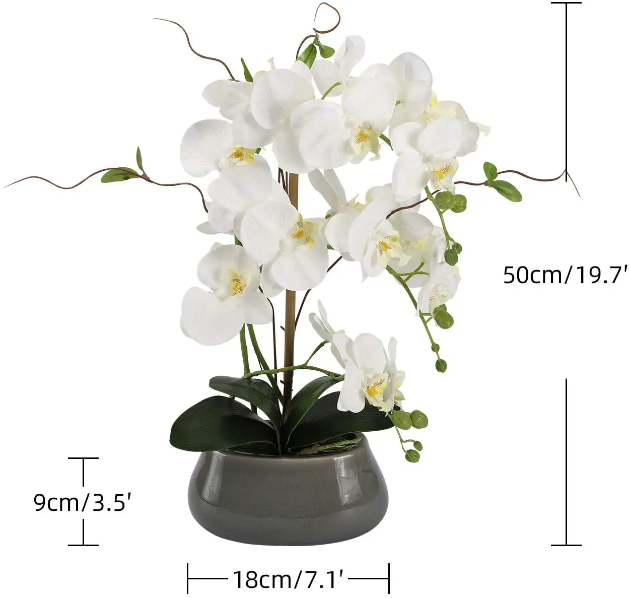 Artificial Orchid Flowers Cent - огляд і ціна Flower Girl Basket