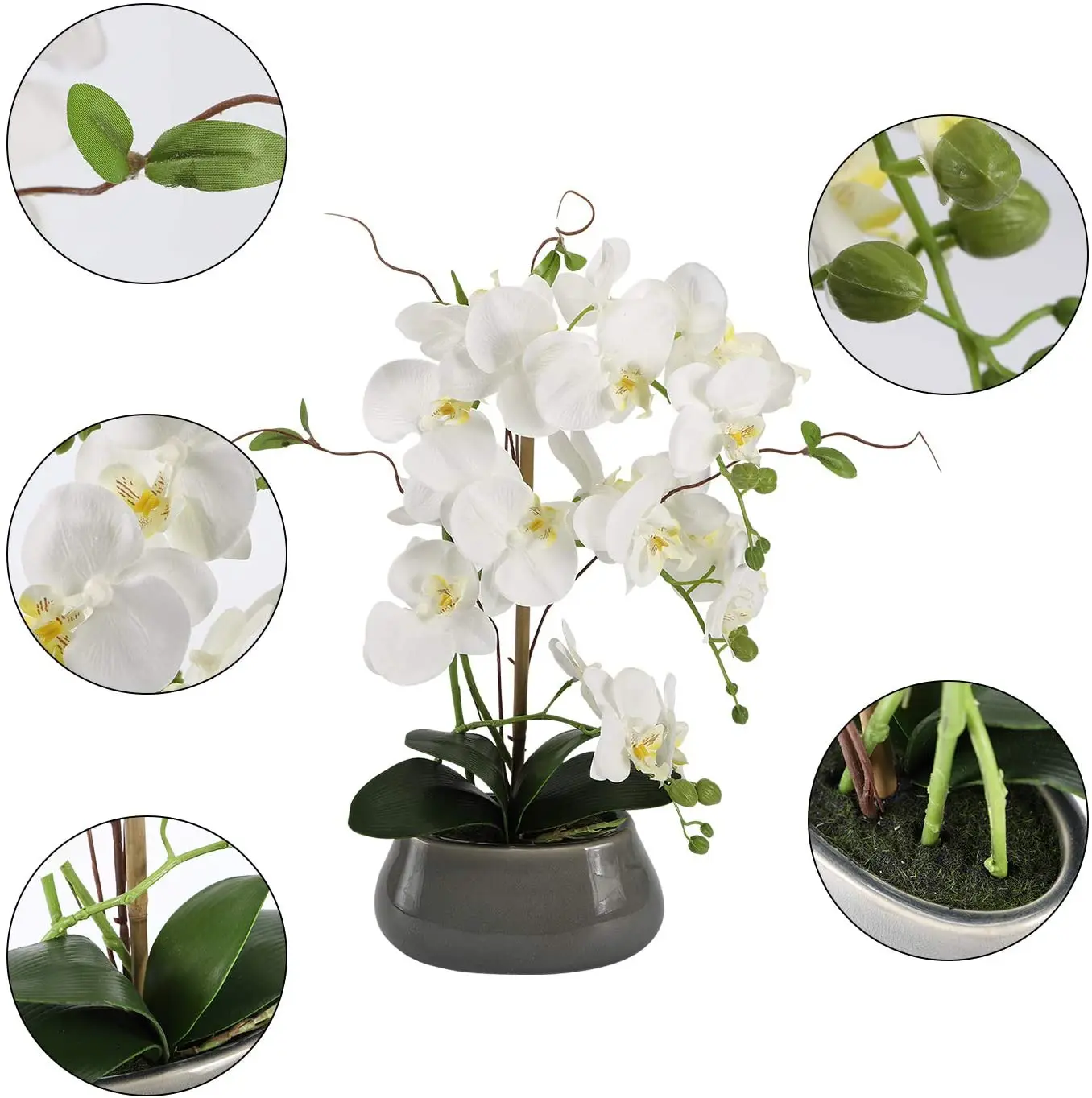 Artificial Orchid Flowers Cent - огляд і ціна Flower Girl Basket