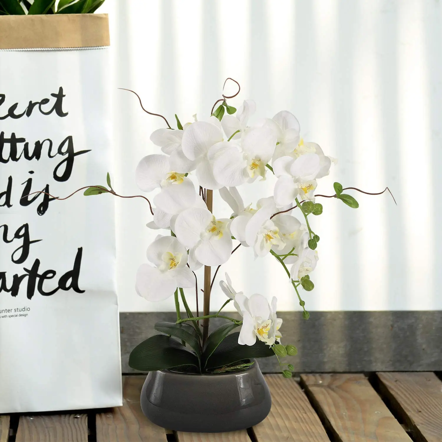 Artificial Orchid Flowers Cent - огляд і ціна Flower Girl Basket