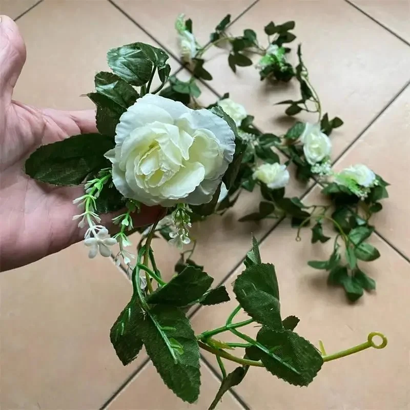 1Pcs 2.2M Artificial White Flo - огляд і ціна Wedding Arch Flower