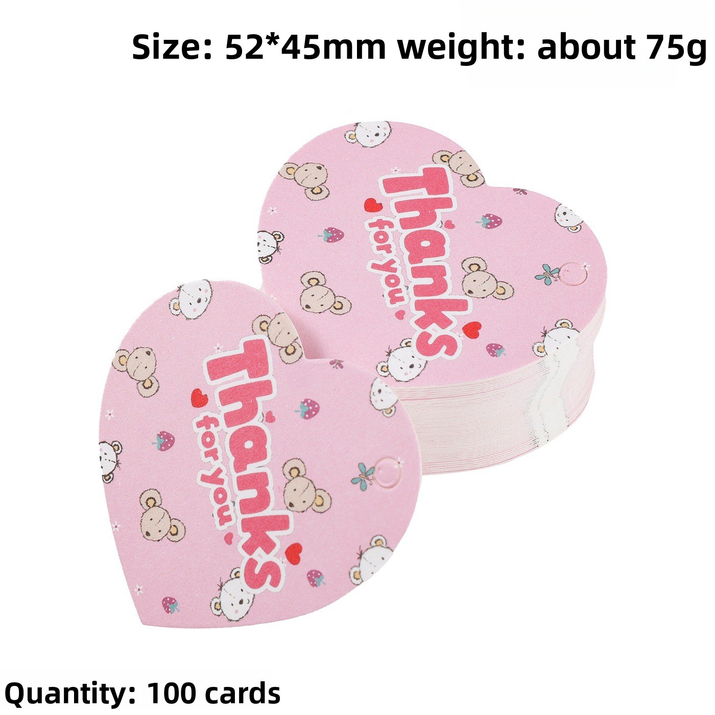 100pcs Thank You Gift Tags Car - огляд і ціна Wedding Supply Decor