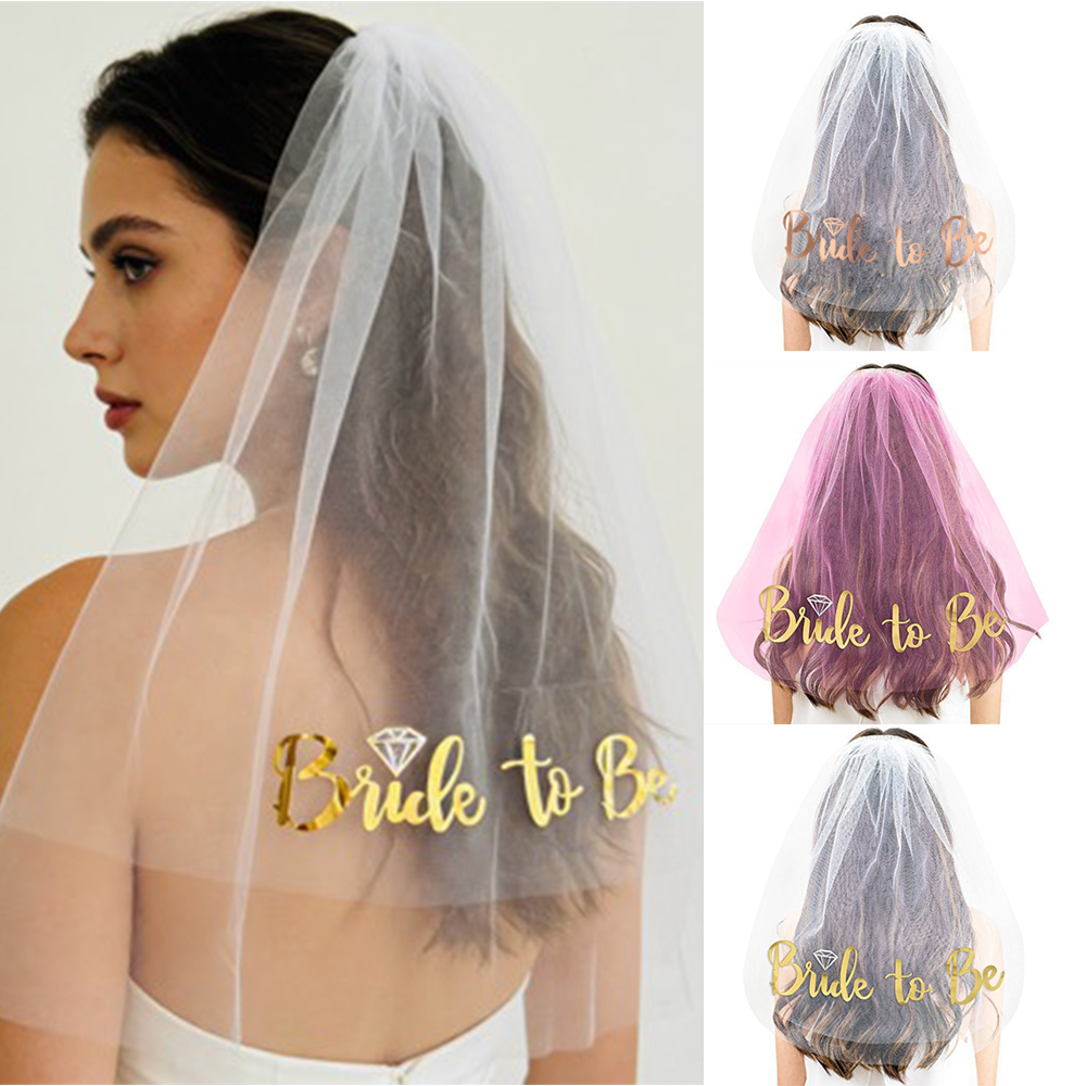 Bride To Be Veil Rose Gold Hen - огляд і ціна Wedding Supply Store