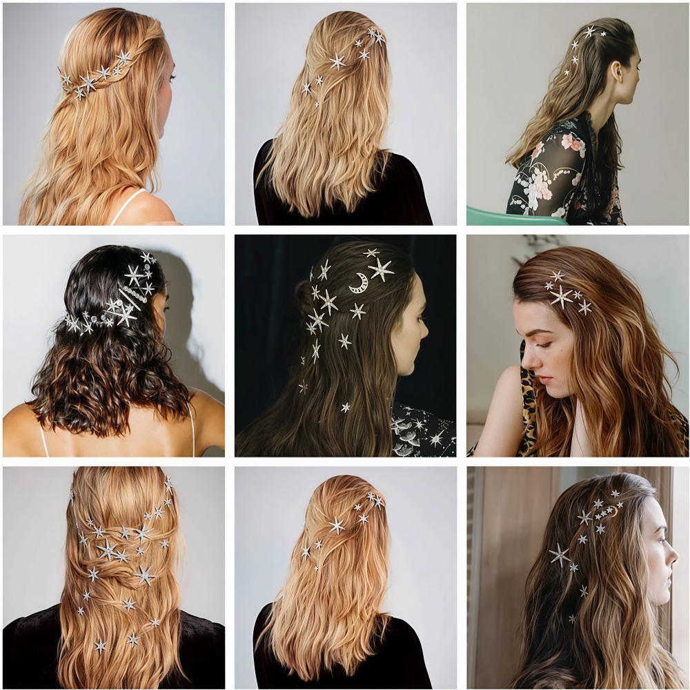 Crystal Star Hair Clip Pins Fo - огляд і ціна Wedding Supply Store