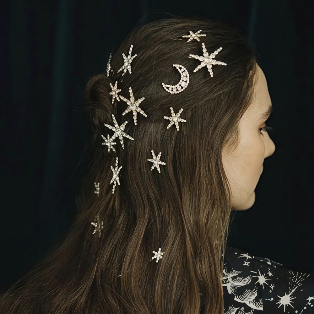 Crystal Star Hair Clip Pins Fo - огляд і ціна Wedding Supply Store