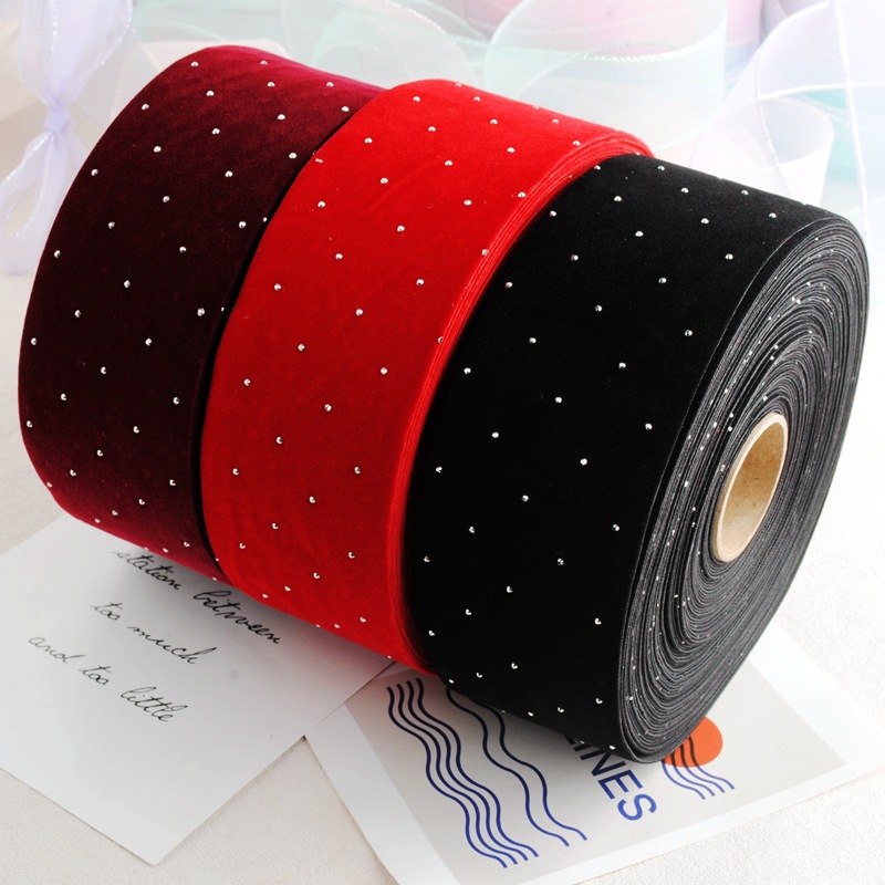 6CM Thick Velvet Diamond Ribbo - огляд і ціна Supplier Wedding