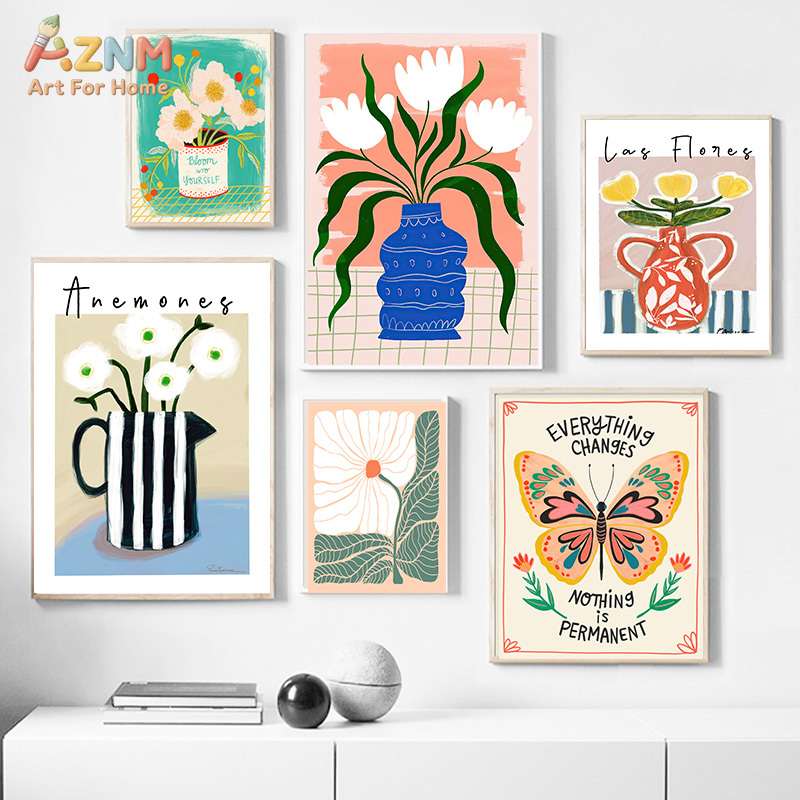 AZNM Boho Floral Canvas Wall A - огляд і ціна Flower Girl Basket