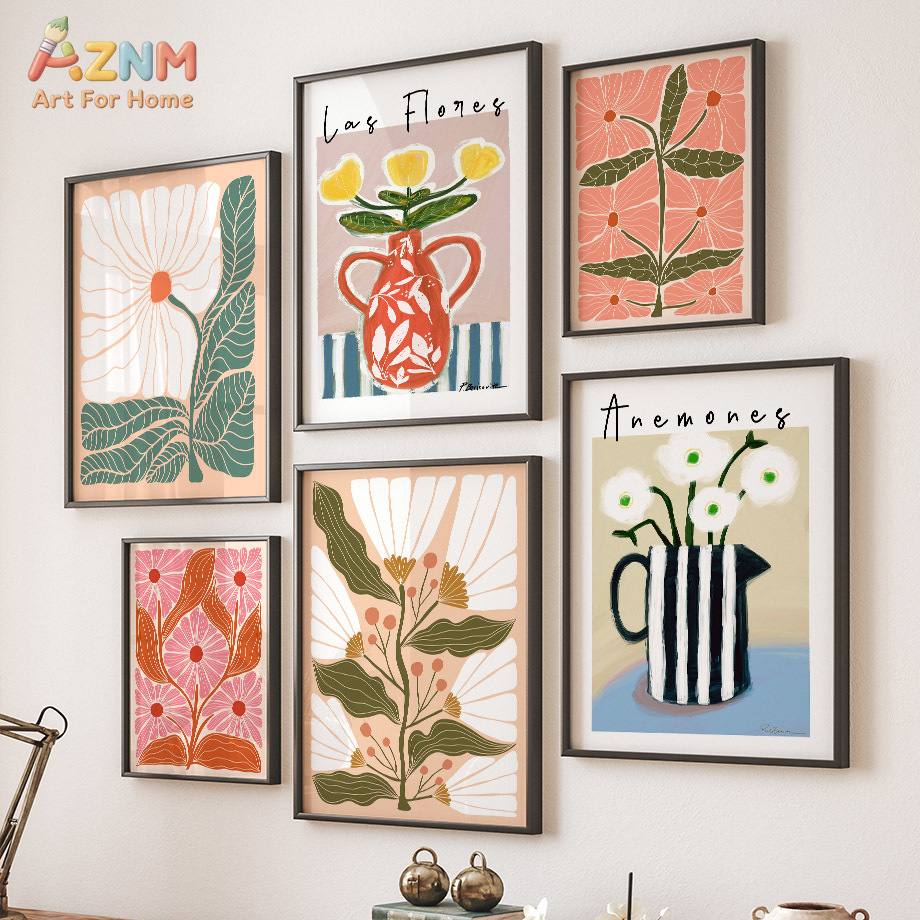AZNM Boho Floral Canvas Wall A - огляд і ціна Flower Girl Basket