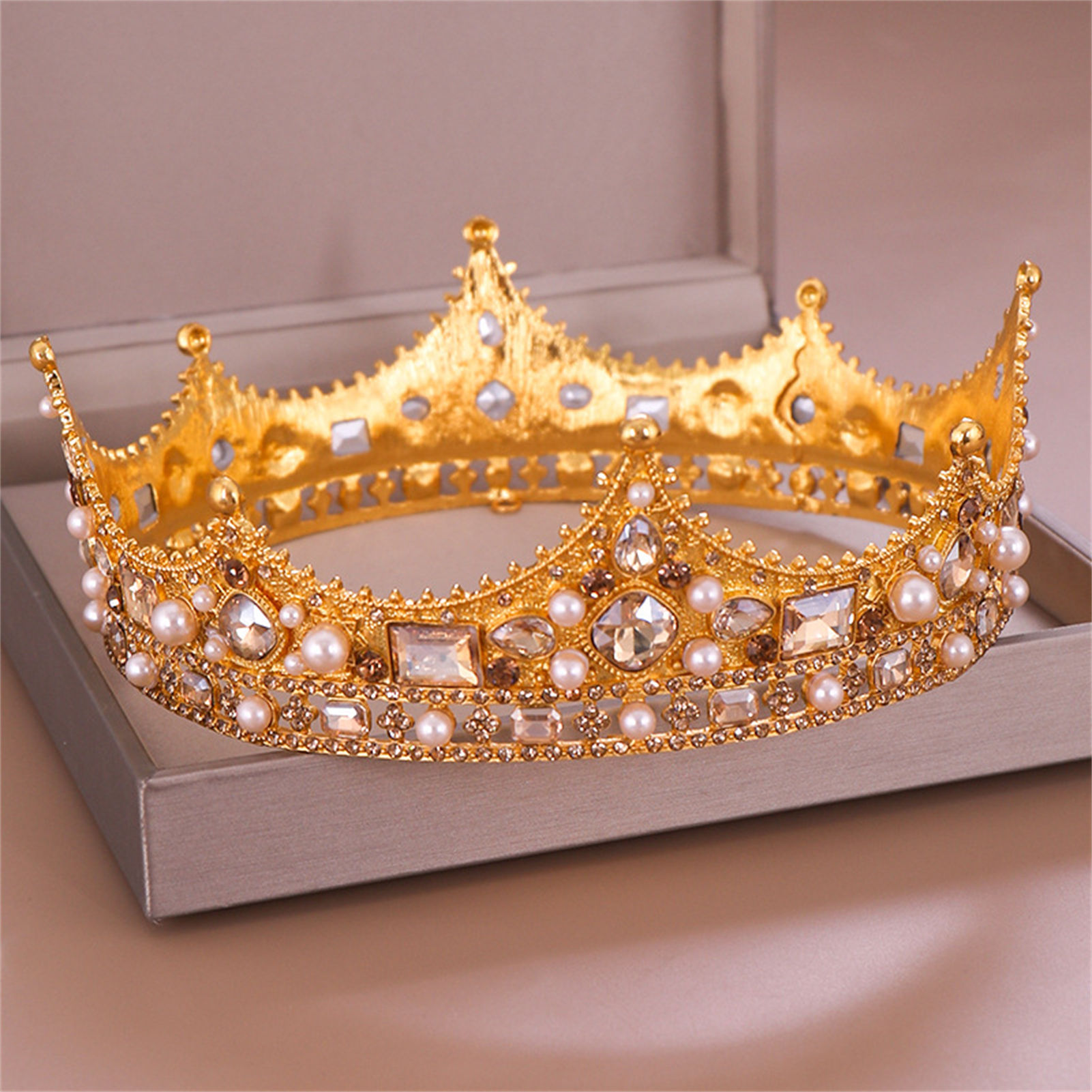 Bridal Crown Rhinestone Tiara  - огляд і ціна Wedding Supply Decor