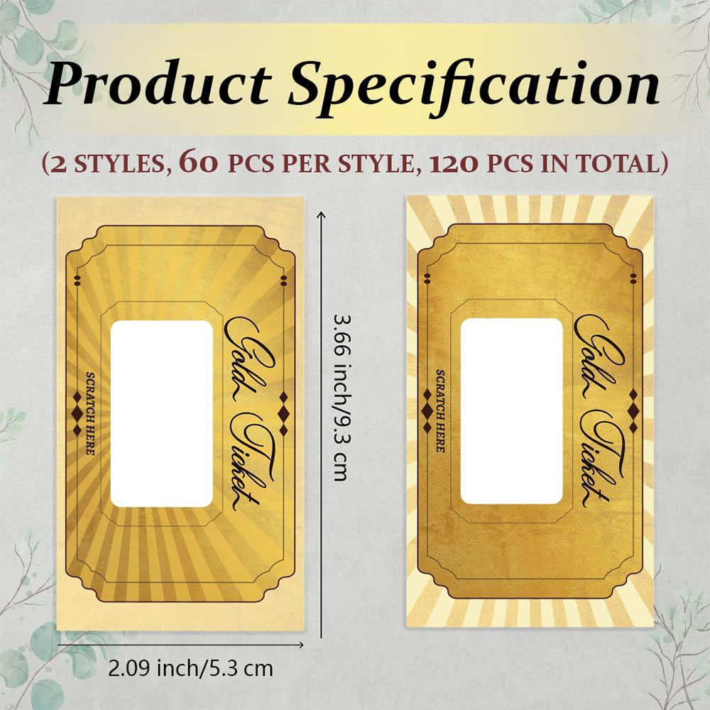 20 pcs Gold Scratch off Cards  - огляд і ціна Wedding Supply Business